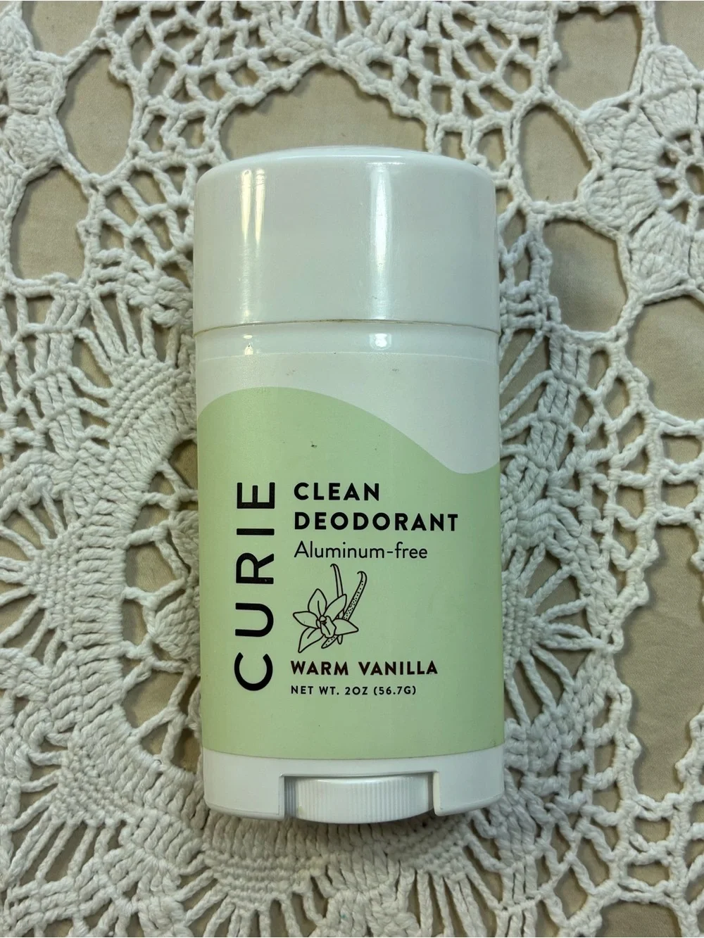 Clean Deodorant – Warm Vanilla (Light Green)